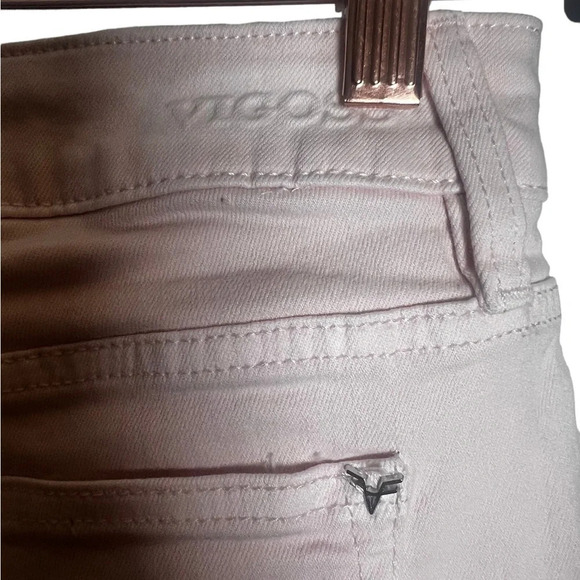 Vigoss Stevie raw hem crop in pale pink excellent condition size 30โ - Picture 4 of 4